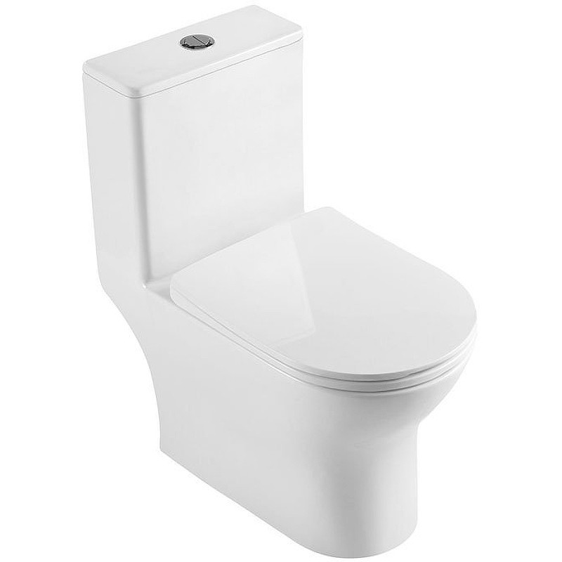 Унитаз моноблок BelBagno Lounge BB8618CPR-MN/SC