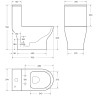 Унитаз моноблок BelBagno Lounge BB8618CPR-MN/SC