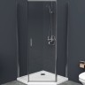 Душевой уголок BelBagno Uno 80х80 UNO-195-P-1-80-C-Cr