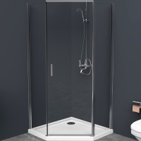 Душевой уголок BelBagno Uno 80х80 UNO-195-P-1-80-C-Cr