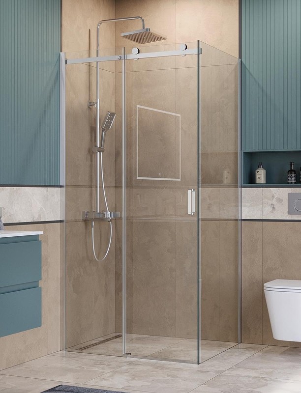 Душевой уголок BelBagno Soft Close-2 100x80 SOFT_CLOSE-2-AH-1-100/80-C-Cr