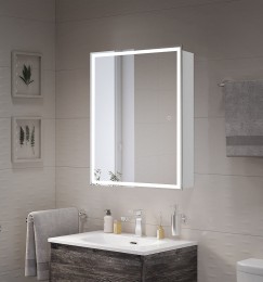 Зеркальный шкаф BelBagno 60 SPC-GRT-600/800-1A-LED-TCH с подсветкой