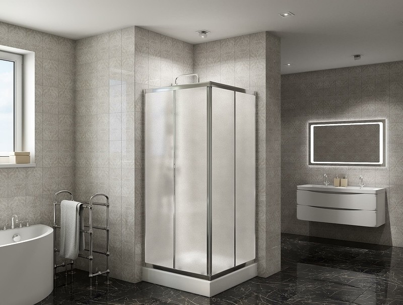 Душевой уголок BelBagno Due 90х90 DUE-A-2-90-P-Cr