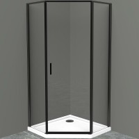 Душевой уголок BelBagno Uno 100х100 UNO-195-P-1-100-C-NERO