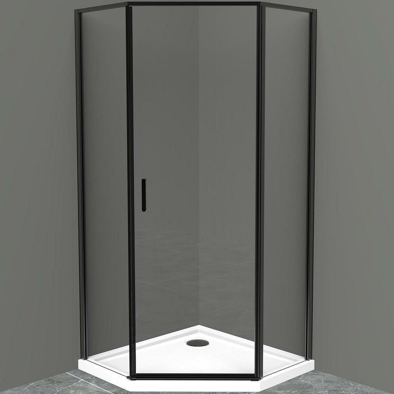 Душевой уголок BelBagno Uno 100х100 UNO-195-P-1-100-C-NERO