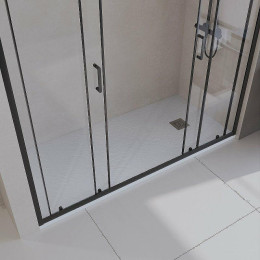 Душевой поддон из искусственного камня BelBagno Uno 160x80 TRAY-MR-UNO-AH-160/80-35-W-CR