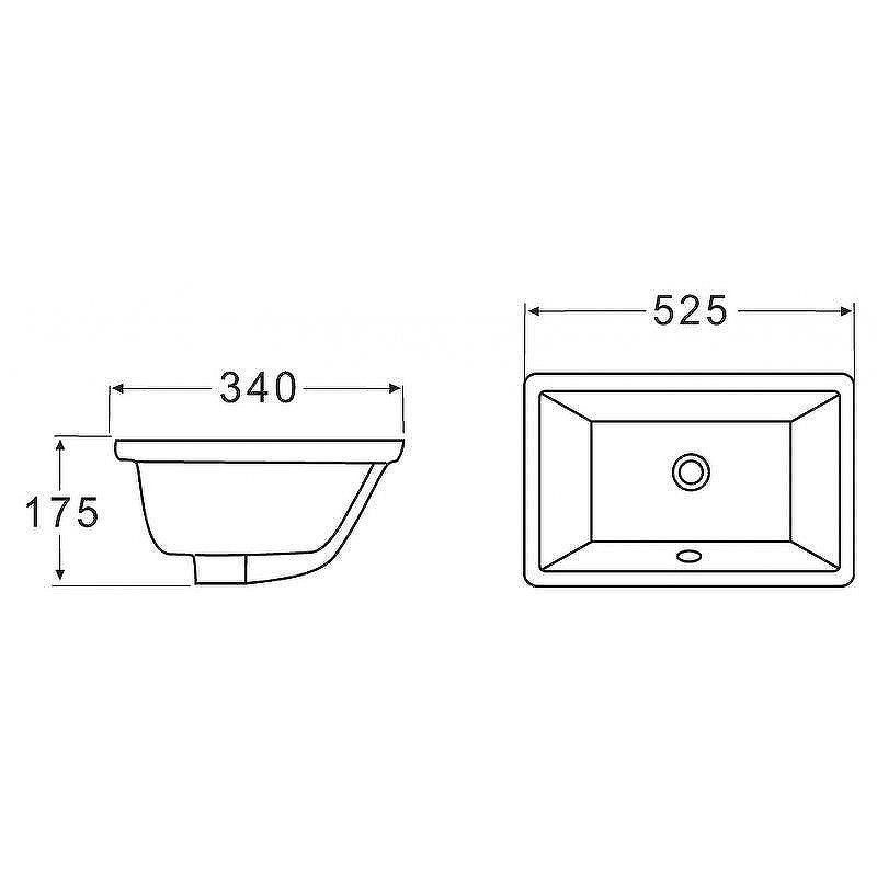 Раковина BelBagno 52 BB1009