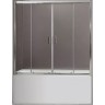 Шторка на ванну BelBagno Uno 170 UNO-VF-2-170/145-C-Cr