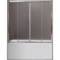 Шторка на ванну BelBagno Uno 170 UNO-VF-2-170/145-C-Cr