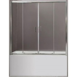 Шторка на ванну BelBagno Uno 170 UNO-VF-2-170/145-C-Cr