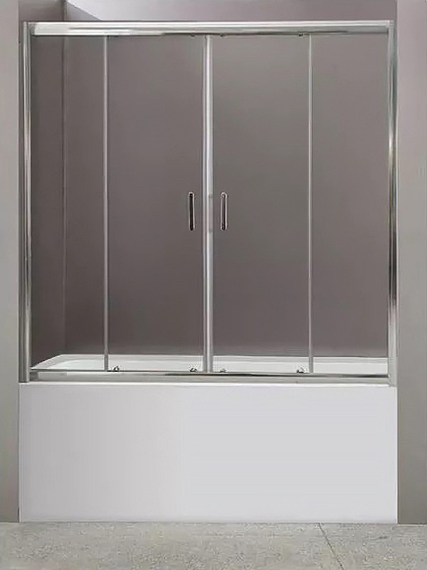 Шторка на ванну BelBagno Uno 170 UNO-VF-2-170/145-C-Cr