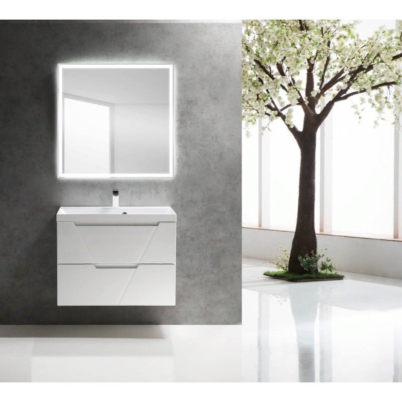 Зеркало BelBagno SPC-GRT 80 с кнопочным выключателем