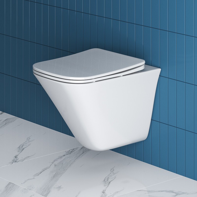 Унитаз BelBagno Marmi BB052CHR/BB052SC подвесной