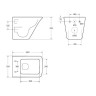 Унитаз BelBagno Marmi BB052CHR/BB052SC подвесной