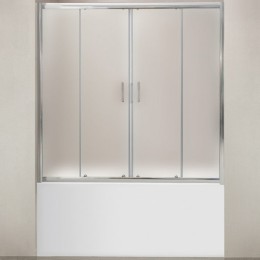 Шторка на ванну BelBagno Uno 170 UNO-VF-2-170/145-P-Cr