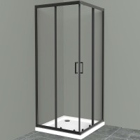 Душевой уголок BelBagno Uno 90х90 UNO-195-A-2-90-C-NERO