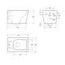 Унитаз BelBagno Due BB7107CHR/SC подвесной