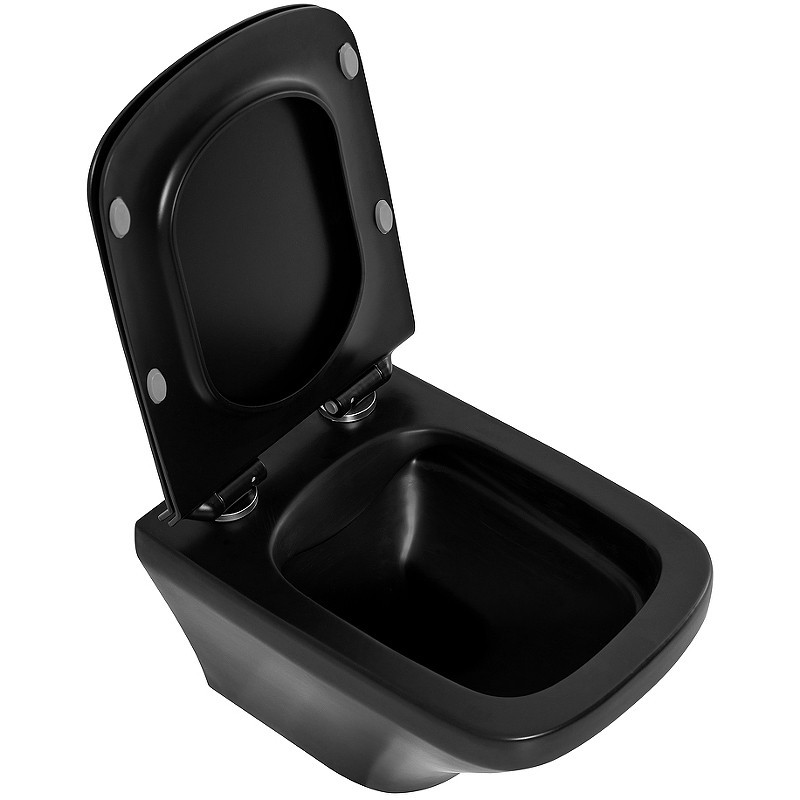 Унитаз BelBagno Sela BB3201CHR-MB/BB3201SC-MB подвесной