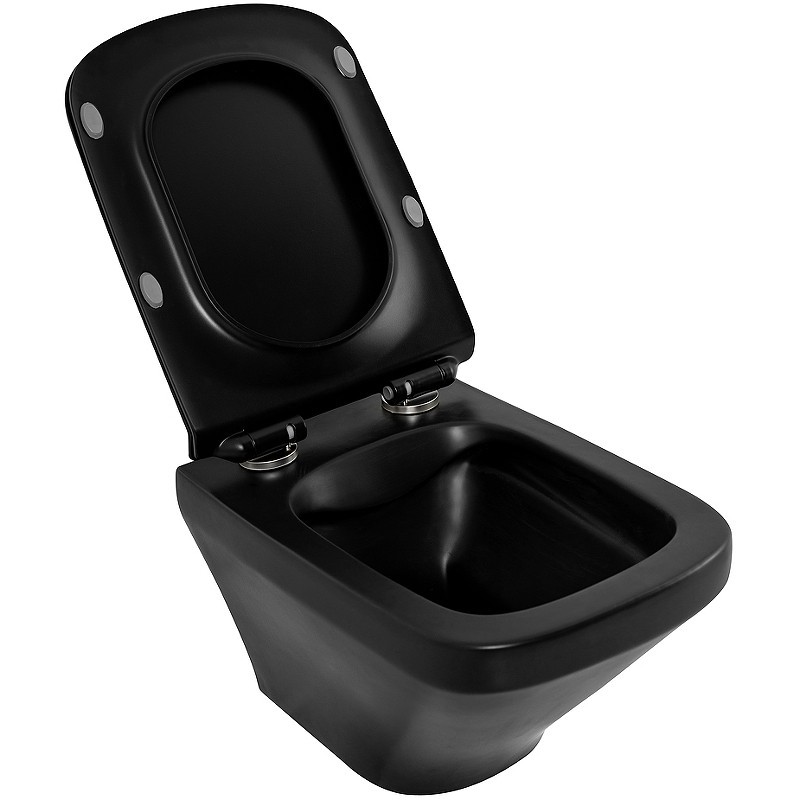 Унитаз BelBagno Sela BB3201CHR-MB/BB3201SC-MB подвесной