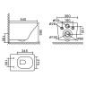 Унитаз BelBagno Sela BB3201CHR-MB/BB3201SC-MB подвесной