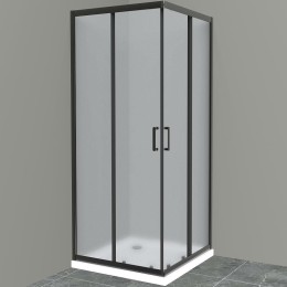 Душевой уголок BelBagno Uno 90х90 UNO-195-A-2-90-P-NERO