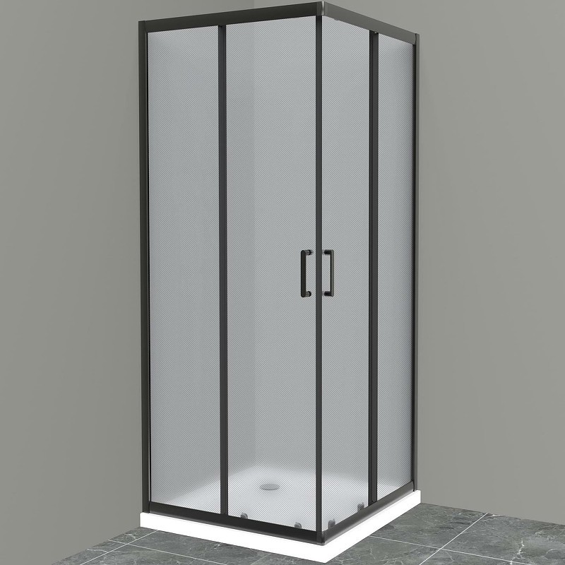 Душевой уголок BelBagno Uno 90х90 UNO-195-A-2-90-P-NERO