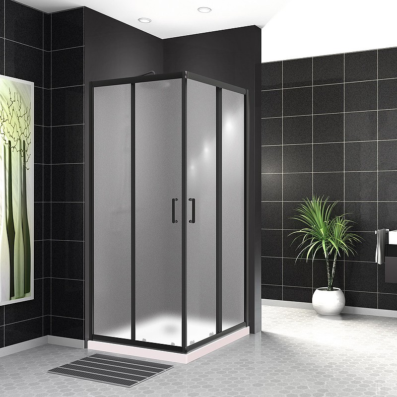 Душевой уголок BelBagno Uno 90х90 UNO-195-A-2-90-P-NERO