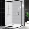 Душевой уголок BelBagno Uno 120х90 UNO-195-AH-2-120/90-P-NERO