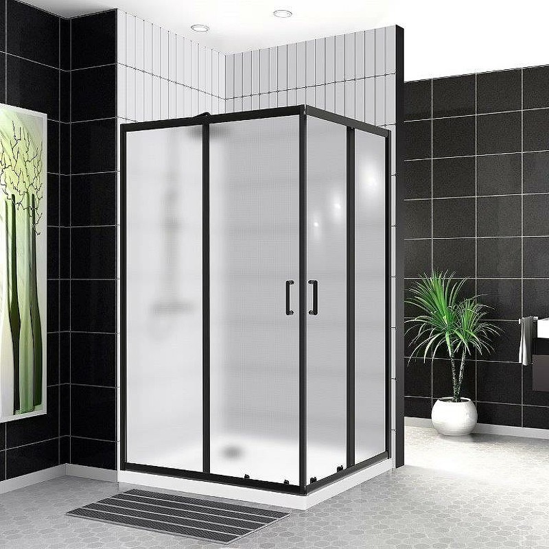 Душевой уголок BelBagno Uno 120х90 UNO-195-AH-2-120/90-P-NERO