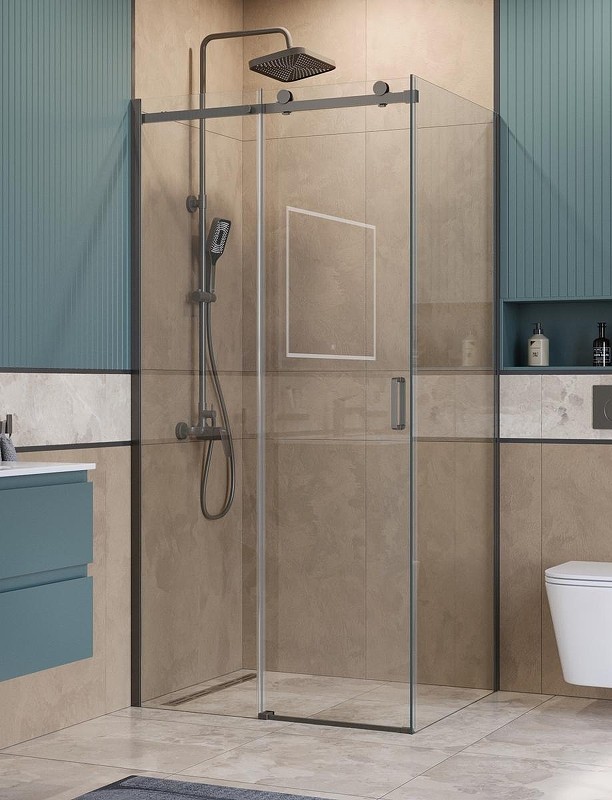 Душевой уголок BelBagno Soft Close-2 110x80 SOFT_CLOSE-2-AH-1-110/80-C-GM