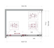 Душевой уголок BelBagno Soft Close-2 110x80 SOFT_CLOSE-2-AH-1-110/80-C-GM