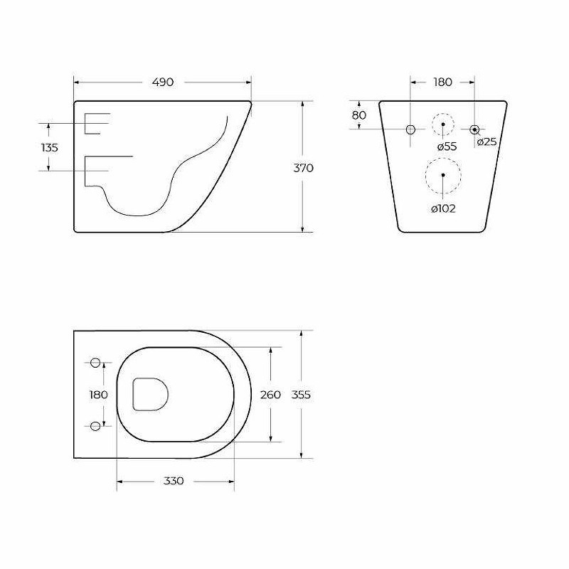 Унитаз BelBagno Sfera-R BB046CHR подвесной