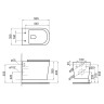 Унитаз BelBagno Veneto BB132CHR/BB132SC подвесной