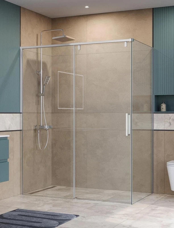 Душевой уголок BelBagno Soft Close-1 150x80 SOFT_CLOSE-1-AH-1-150/80-C-Cr