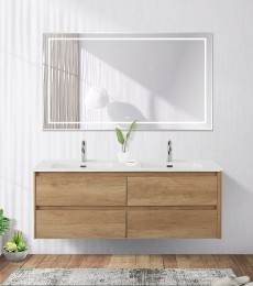 Зеркало BelBagno Kraft 140 SPC-KRAFT-1400-800-LED-TCH-WARM с подсветкой
