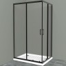Душевой уголок BelBagno Uno 120х100 UNO-195-AH-2-120/100-C-NERO