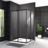 Душевой уголок BelBagno Uno 120х100 UNO-195-AH-2-120/100-C-NERO