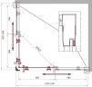 Душевой уголок BelBagno Uno 120х100 UNO-195-AH-2-120/100-C-NERO