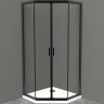 Душевой уголок BelBagno Uno 90х90 UNO-195-P-2-90-C-NERO