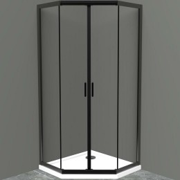 Душевой уголок BelBagno Uno 90х90 UNO-195-P-2-90-C-NERO