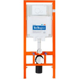 Комплект унитаза с инсталляцией BelBagno Sfera-R BB046CHR/BB2111SC/BB002-80/BB014-SR-BIANCO