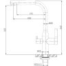 Смеситель для кухни BelBagno BB-LAM57-IN