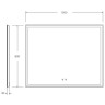 Зеркало BelBagno SPC 100 SPC-GRT-1000-800-LED-TCH с подсветкой
