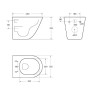 Унитаз BelBagno Sfera-R BB046CHR/BB2111SC подвесной