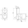 Унитаз-компакт BelBagno Prado BB10150CP/BB10150SC