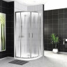Душевой уголок BelBagno Uno 100х100 UNO-195-R-2-100-CH-CR