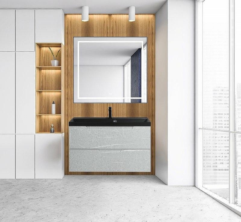 Раковина BelBagno 100 BB1000/450-LV-ART-AST-NERO
