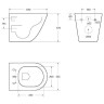 Унитаз BelBagno Sfera-R BB046CHR/BB902SC подвесной