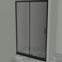 Душевая дверь BelBagno Uno 110 UNO-195-BF-1-110-C-NERO