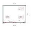 Душевой уголок BelBagno Soft Close-2 130x100 SOFT_CLOSE-2-AH-1-130/100-C-Cr